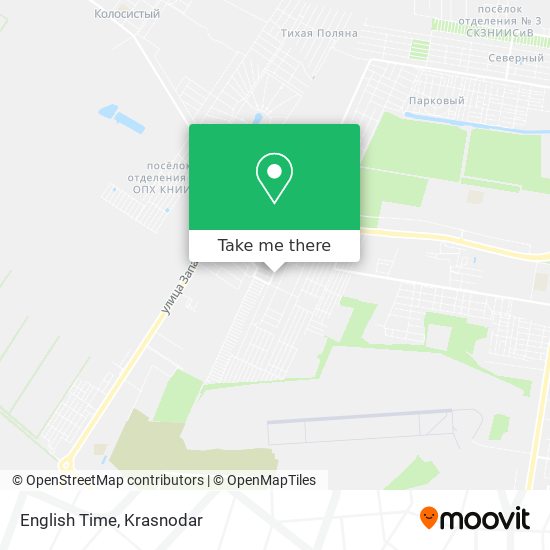 English Time map