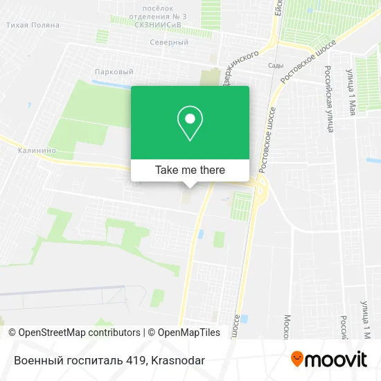 Военный госпиталь 419 map