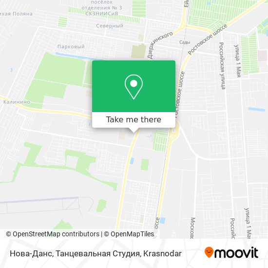 Нова-Данс, Танцевальная Студия map