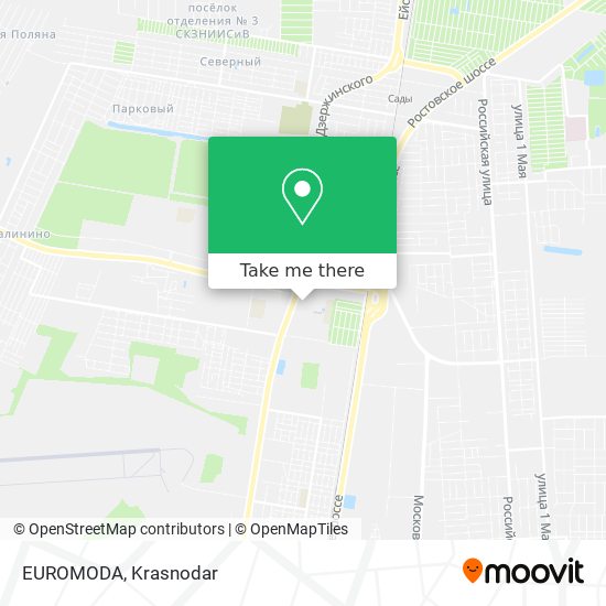 EUROMODA map