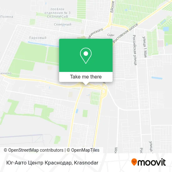 Юг-Авто Центр Краснодар map