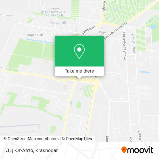ДЦ Юг-Авто map