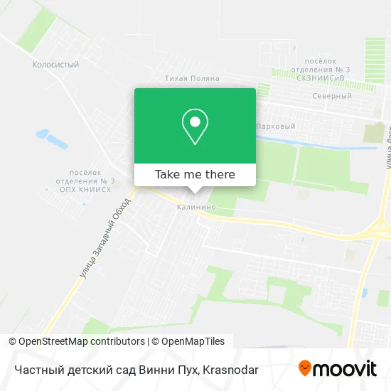 Частный детский сад Винни Пух map