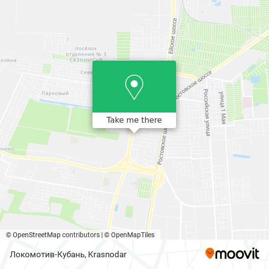 Локомотив-Кубань map