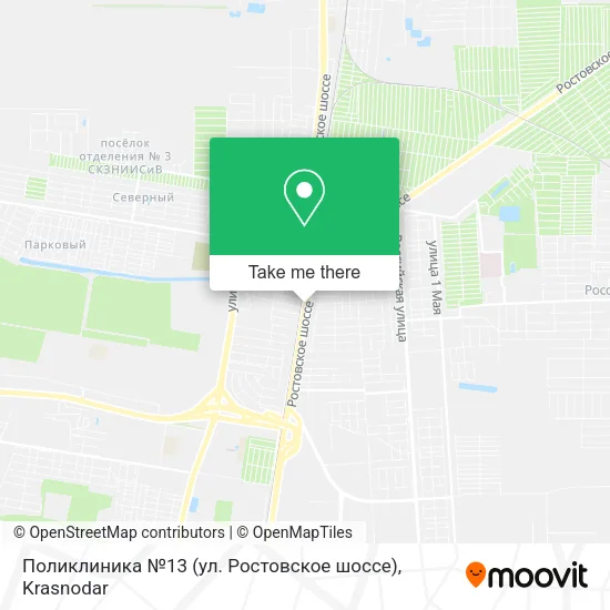 Поликлиника №13 (ул. Ростовское шоссе) map