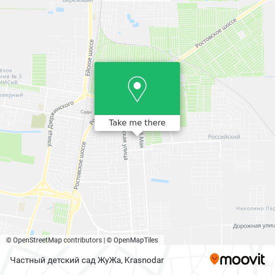 Частный детский сад ЖуЖа map