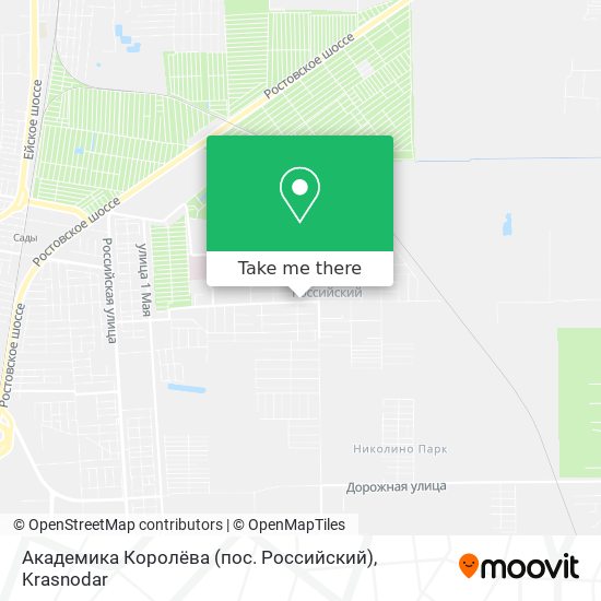 Академика Королёва (пос. Российский) map