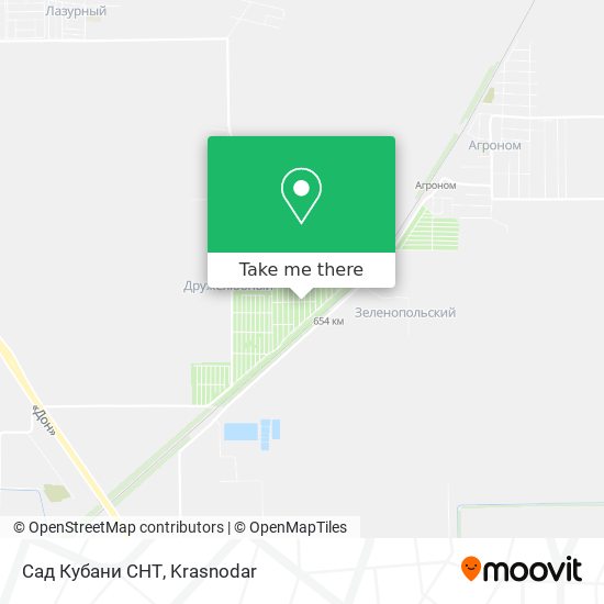 Сад Кубани СНТ map