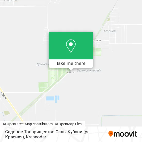 Садовое Товарищество Сады Кубани (ул. Красная) map