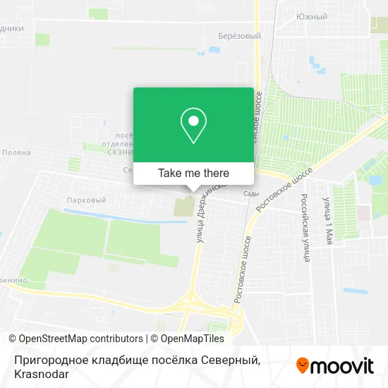 Пригородное кладбище посёлка Северный map