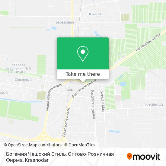 Богемия Чешский Стиль, Оптово-Розничная Фирма map