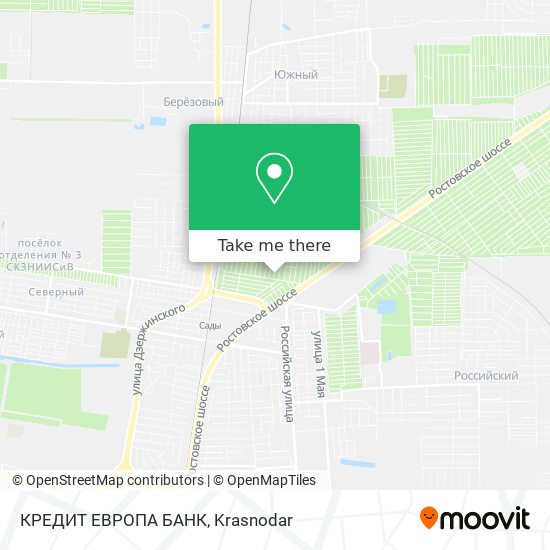 КРЕДИТ ЕВРОПА БАНК map