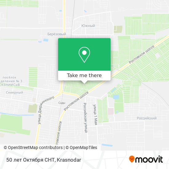 50 лет Октября СНТ map