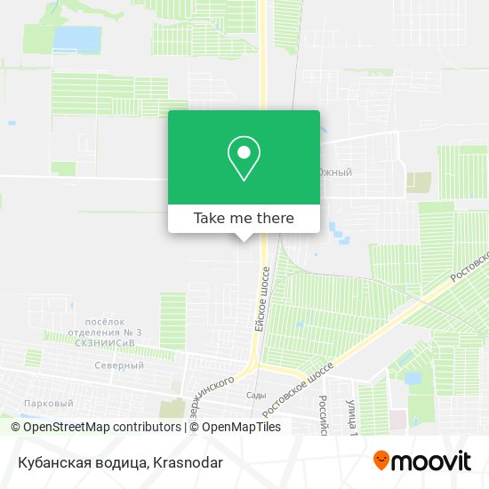 Кубанская водица map