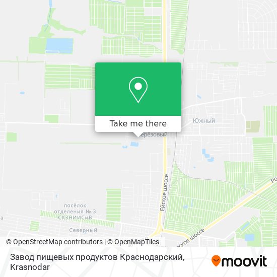Завод пищевых продуктов Краснодарский map