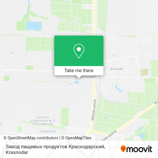 Завод пищевых продуктов Краснодарский map