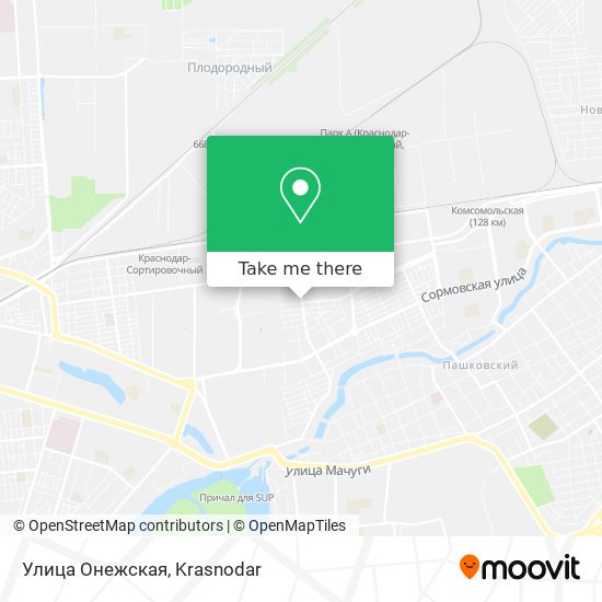 Улица Онежская map