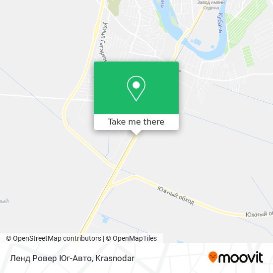 Ленд Ровер Юг-Авто map