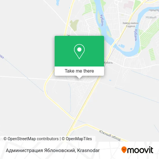 Администрация Яблоновский map