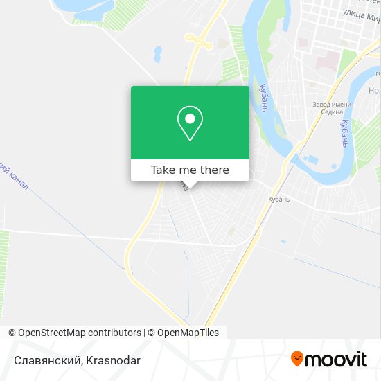Славянский map