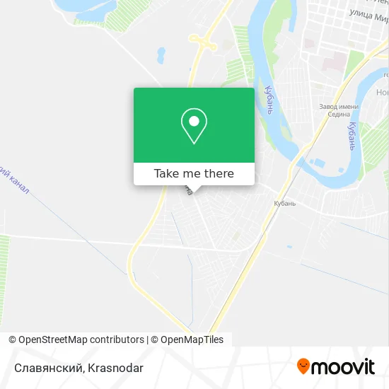 Славянский map