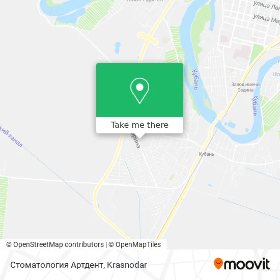 Стоматология Артдент map