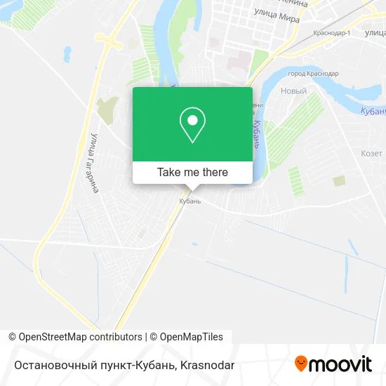 Остановочный пункт-Кубань map