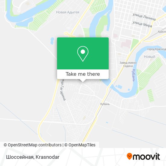 Шоссейная map