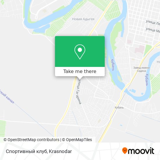 Спортивный клуб map