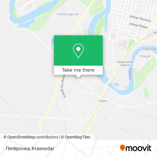 Пятёрочка map