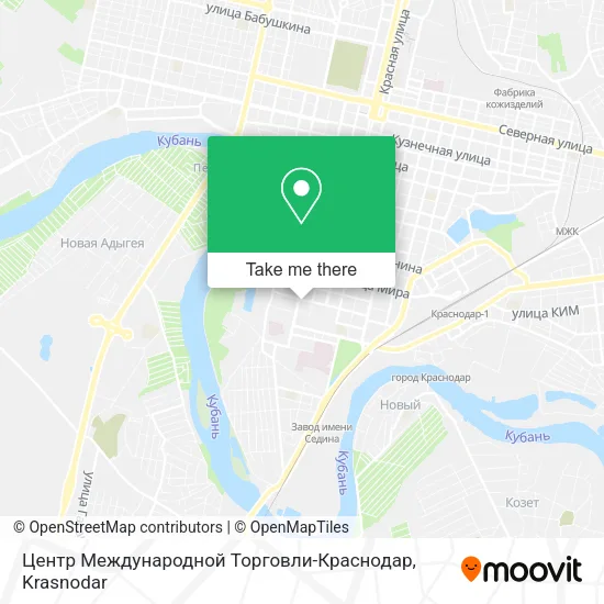 Центр Международной Торговли-Краснодар map