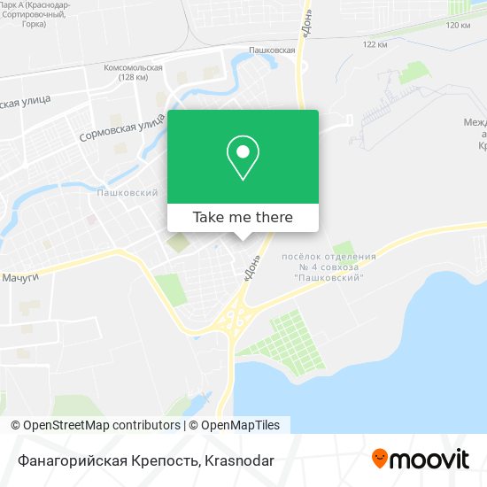 Фанагорийская Крепость map