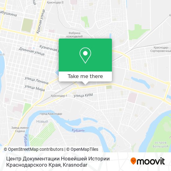 Центр Документации Новейшей Истории Краснодарского Края map