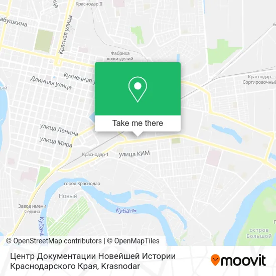 Центр Документации Новейшей Истории Краснодарского Края map