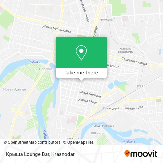 Крыша Lounge Bar map