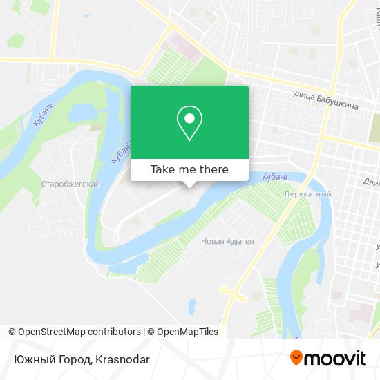 Южный Город map