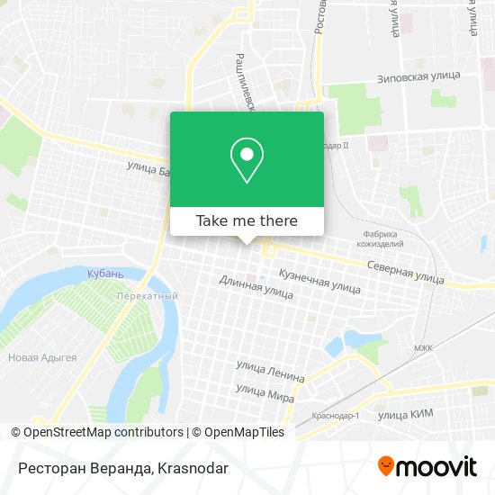 Ресторан Веранда map