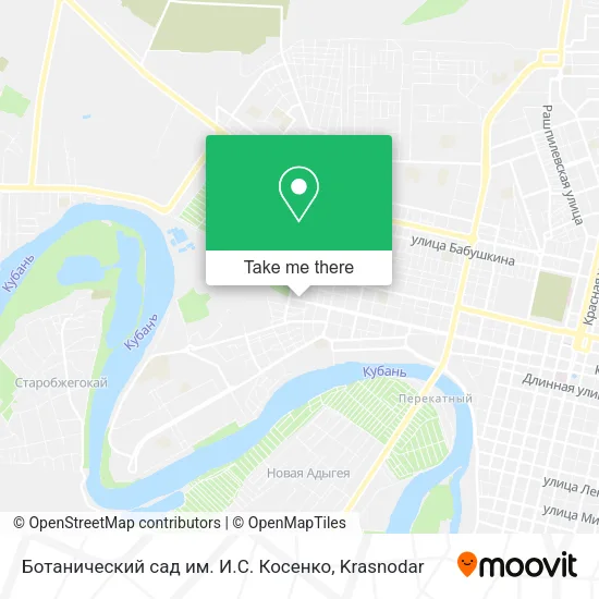 Ботанический сад им. И.С. Косенко map