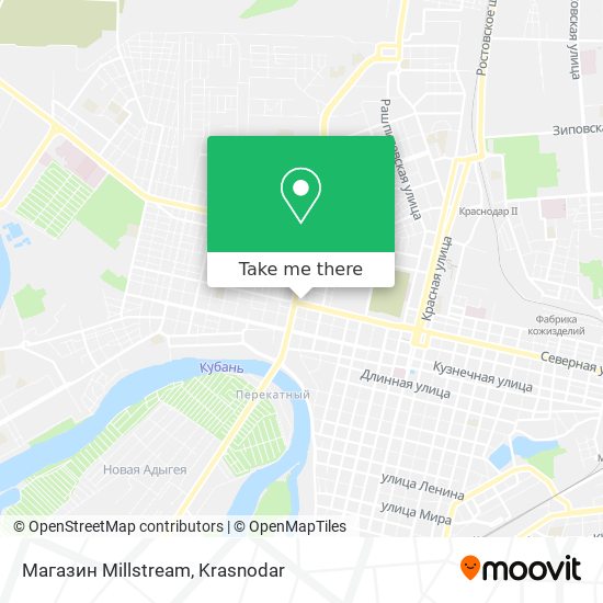 Магазин Millstream map