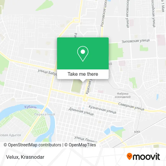Velux map