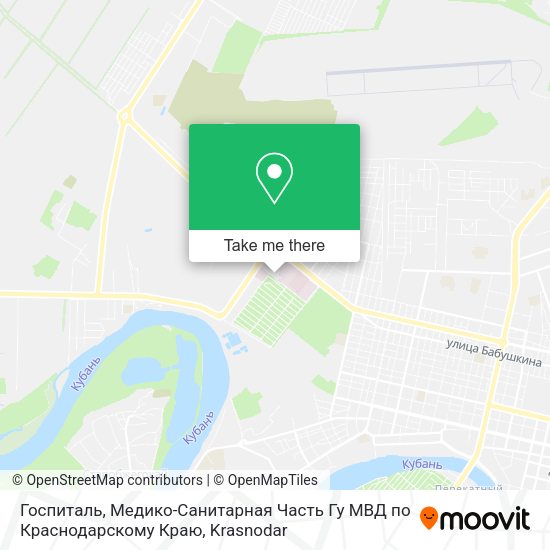 Госпиталь, Медико-Санитарная Часть Гу МВД по Краснодарскому Краю map