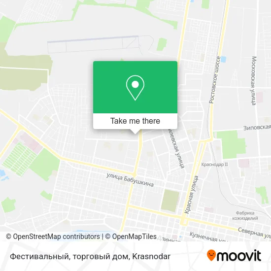 Фестивальный, торговый дом map