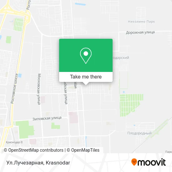 Ул.Лучезарная map