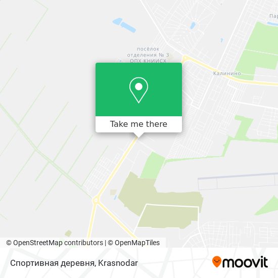 Спортивная деревня map