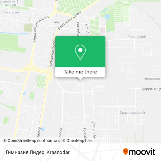 Гимназия Лидер map