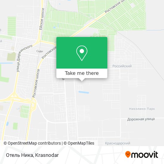Отель Ника map