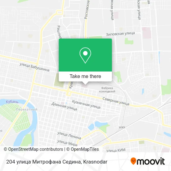 204 улица Митрофана Седина map