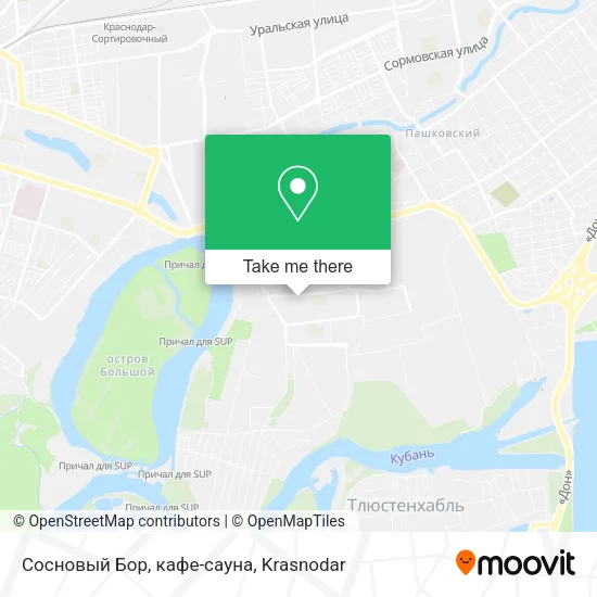 Сосновый Бор, кафе-сауна map