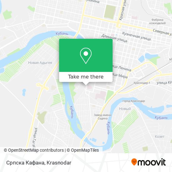 Српска Кафана map