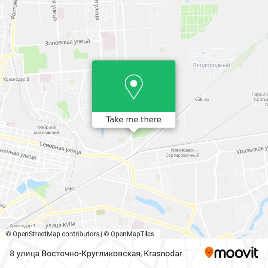 8 улица Восточно-Кругликовская map